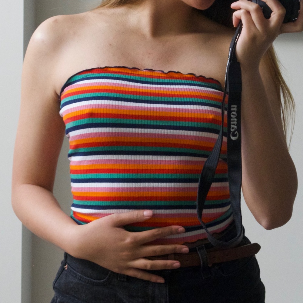 Candy Colored Tube Top